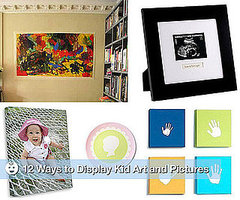 12 Ways to Display Kid Art and Pictures 