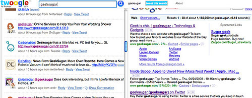 Search Twitter and the Web at the Same Time With Twoogle 
