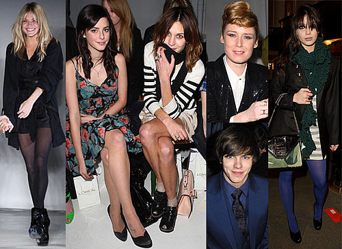 Photos From London Fashion Week Fall 2009 Including Alexa Chung, Sienna Miller, Kaya Scodelario, Roisin Murphy, Nicholas Hoult