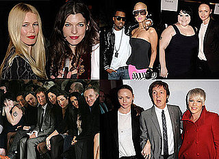 Photos of Stella McCartney, Beth Ditto, Salma Hayek, Pink, Thandie Newton, Kanye West and Paul McCartney at Paris Fashion Week