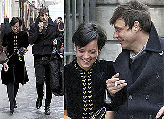 Photos Of Kate Moss's Man Jamie Hince and Lily Allen Shopping In Paris During Fashion Week