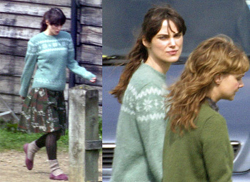 Photos of Keira Knightley Filming Never Let Me Go
