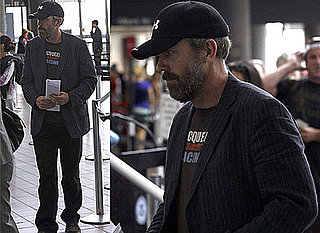 Photos Of House Star Hugh Laurie At LAX, Talking About Stephen Fry's Obsession With Twitter
