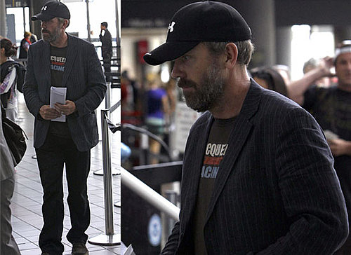 Photos Of House Star Hugh Laurie At LAX, Talking About Stephen Fry's Obsession With Twitter