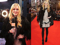 Fearne Cotton on 2009 BAFTA Award's Red Carpet Fearne Cotton on 2009 BAFTA Award's Red Carpet