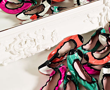 Lanvin, Miu Miu and Bloch Banana Flats