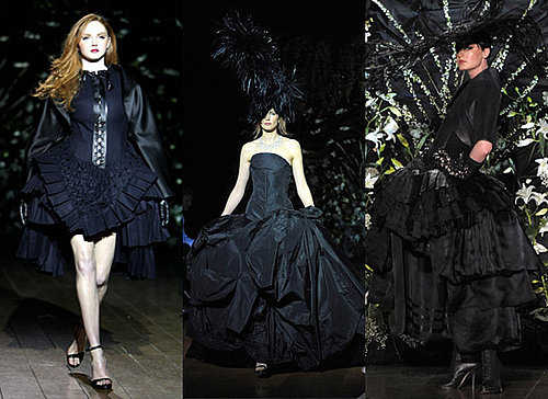 Erin O'Connor, Lily Cole, Carmen Dell'Orifice for Qasimi Autumn 2009