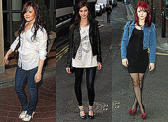 Photos of Kaya Scodelario, Megan Prescott and Kathryn Prescott in London