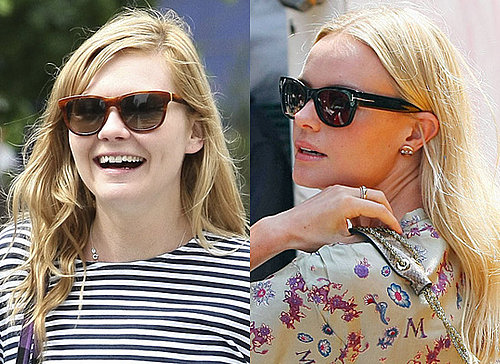 Sunglasses in style of Kate Bosworth, Kirsten Dunst Round Face