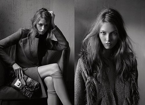 Photos of Karlie Kloss for Pringle Ad Campaign Autumn 2009 Shot by Fabien Baron