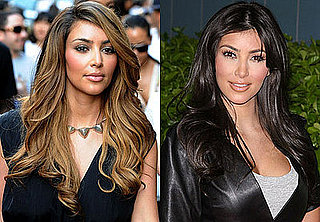 Kim Karsdashian Hair