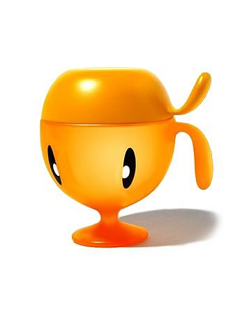 Alessi Rudi - Cup with Lid - Orange