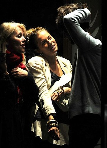 Tom Stu and Sienna Miller at the Groucho club