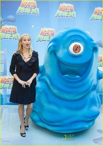 Reese @ Monsters Vs Aliens Photocall in Rome
