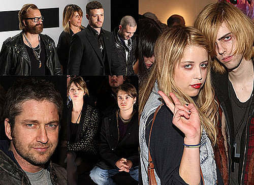 Photos of Justin Timberlake, Jessica Biel, Gerard Butler and Peaches Geldof at New York Fashion Week