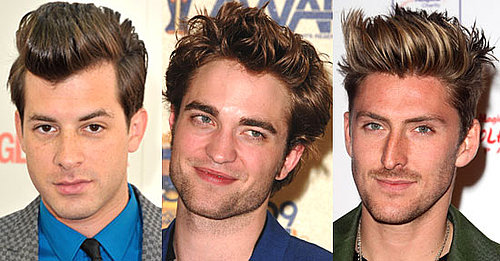 Robert Pattinson Hair, Mark Ronson Hair, Henry Holland Hair