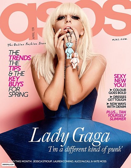 Lady Gaga does Asos april 2009 magazine cover