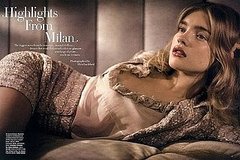 Natalia Vodianova does Harper's Bazaar dec 03