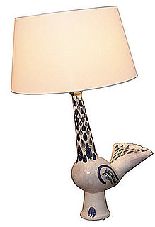Stylish or Silly? Robert Picault Ceramic Bird Table Lamp