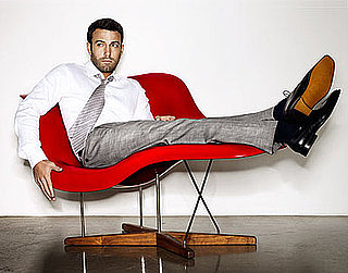 Found It! Ben Affleck's Red Lounge Chair