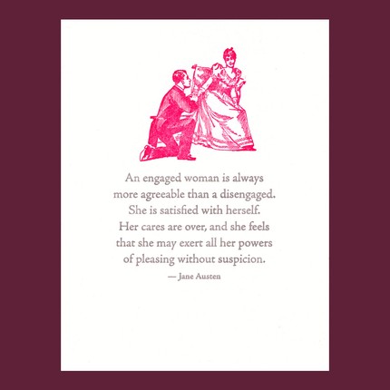The Card Shop: A Jane Austen-Inspired Engagement