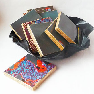 Etsy Find: Recycled Album Jacket Coasters
