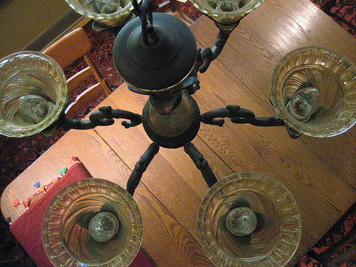 Do You Have a Chandelier Over Your Dining Room Table?