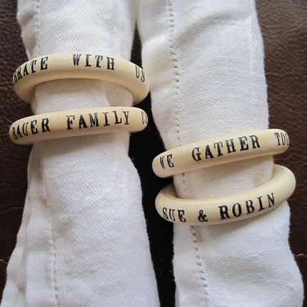 Etsy Find: Table Talk Napkin Rings
