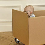 Customizable Cardboard Cot For Eco-Kids