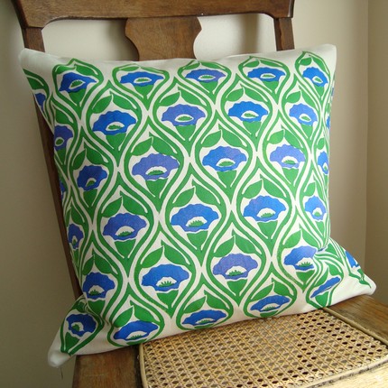 Casa Verde: Handprinted Fabric From Home Sweet