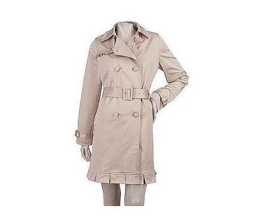 Edition by Erin Fetherston Trench Coat with BoxPleat Hem, QVC.com, $111