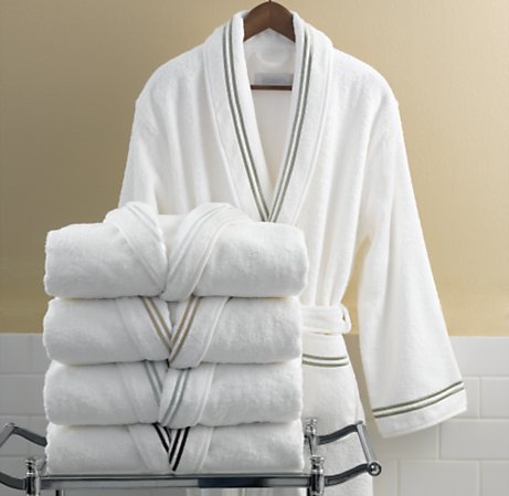 Last Chance to Win a Restoration Hardware Satin-Stitch Robe! Our Winner Will Be Chosen TODAY at 5 PST! 