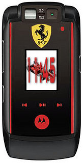 MOTORAZR And Ferrari Create Cell Phone With Vroom