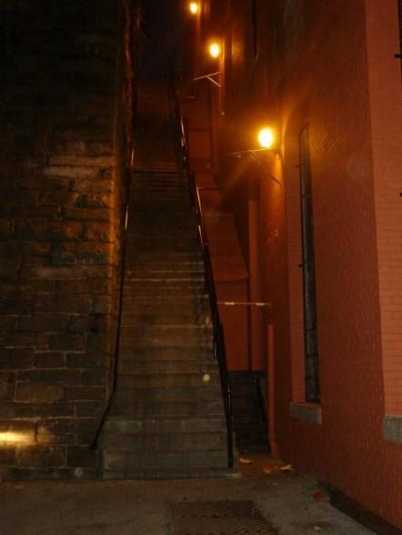 Exorcist Steps - UPDATED with closeup of spooky pic!! And again with Facial Tags.