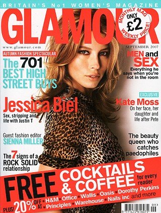 Glamour UK (Jessica Biel)