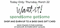 Online Sale Alert! Spend Some $, Get Some $ at Saks!