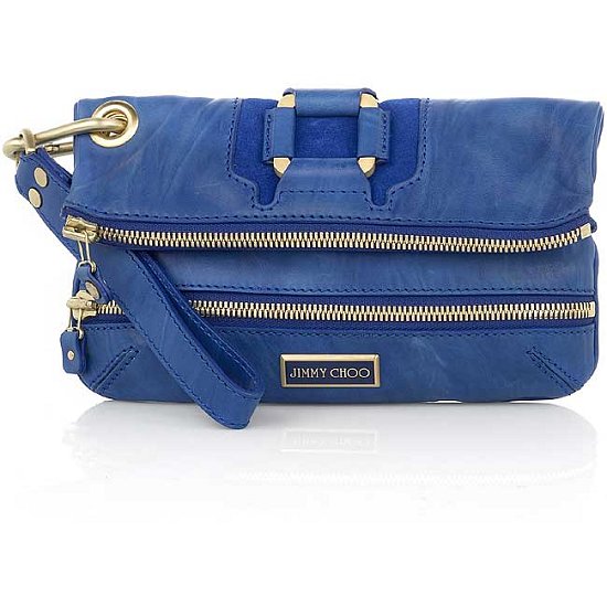 The Bag to Have: Jimmy Choo Cobalt Leather Clutch