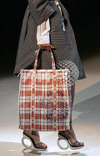 The Look for Less: Marc Jacobs Plaid Shopping Bag