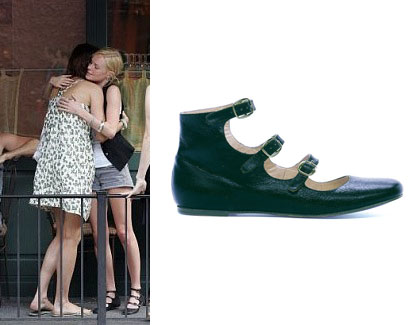 The Look For Less: Chloe Multi-Strap Ballerina Flat 