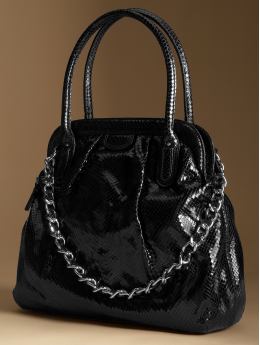 Black Shiny Bag