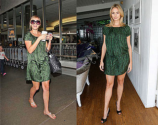 Who Wore It Better? French Connection Green Tie Dress 
