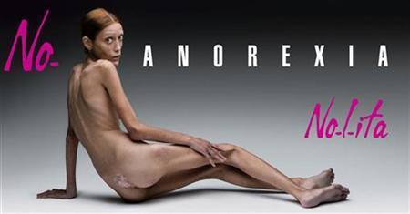 Fab Flash: Anorexic Woman Used in Italian Fashion Ad 