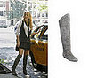Found! Serena van der Woodsen's Grey Suede Over-the-Knee Boots 