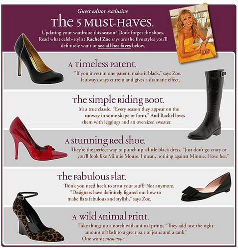 On Our Radar: Rachel Zoe's 5 Must-Have Shoes 