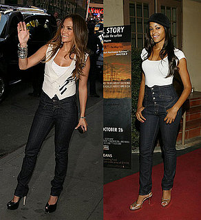 Who Wore It Better? High Waisted Skinny Jeans 