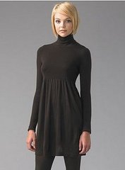 The Look For Less: Black Turtleneck Dress 