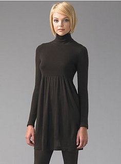 The Look For Less: Black Turtleneck Dress 