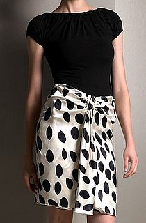 The Look For Less: Armani Collezioni Polka-Dot Skirt 