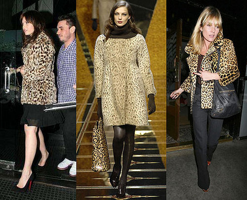 Leopard print coat