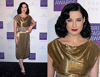2007 British Style Awards: Dita Von Teese 